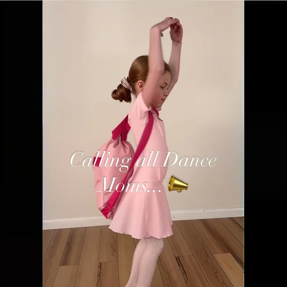 Essential Cinch Backpack (Pink Colorblock) - Picture 4 of 4